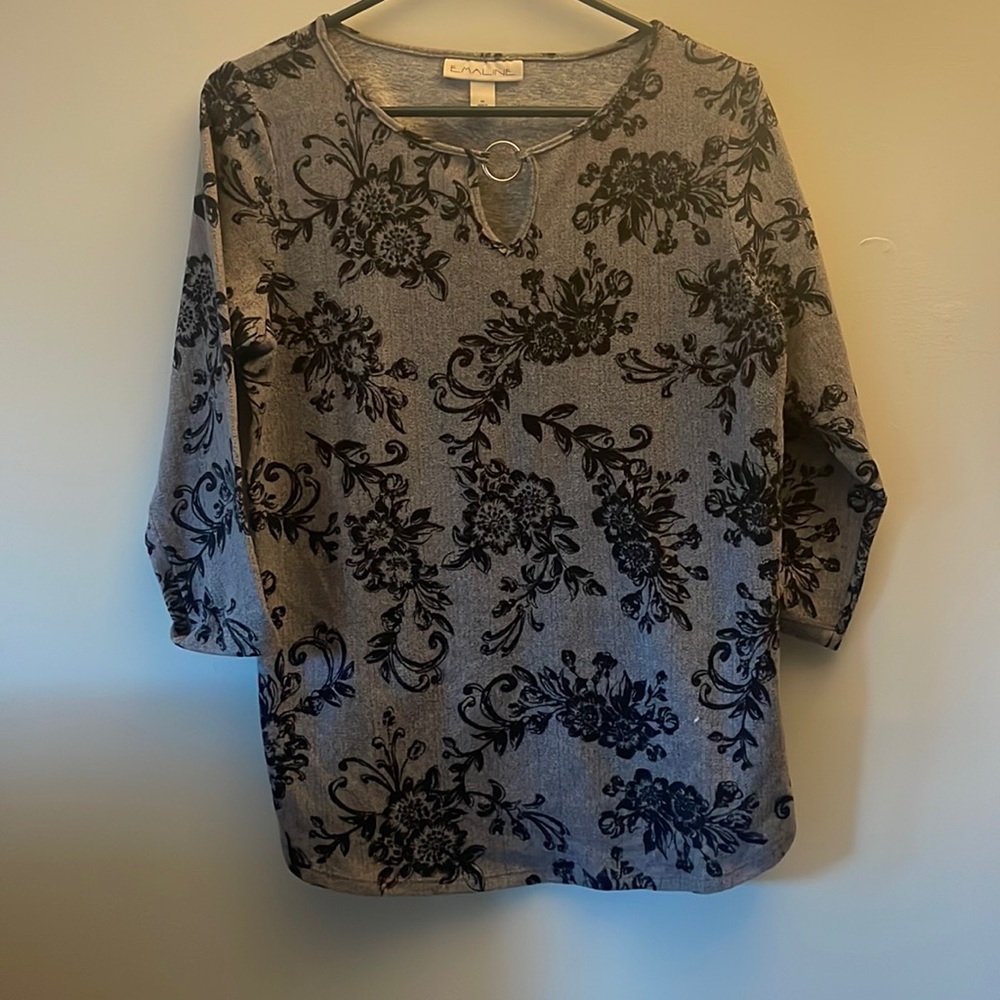 Floral sweater